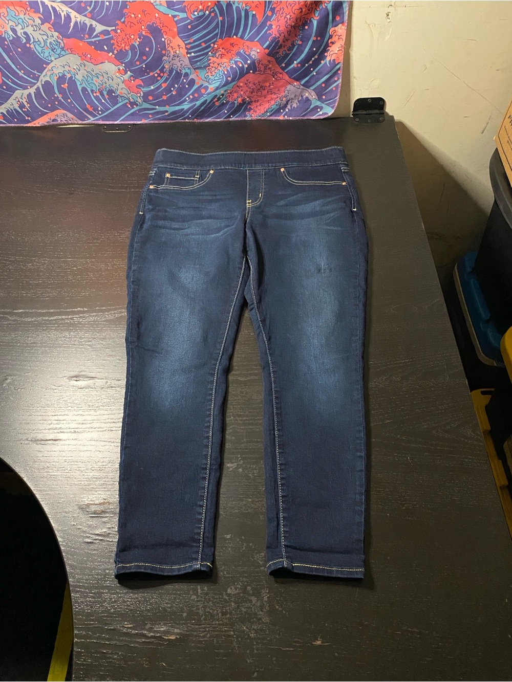 Signature by Levi Strauss Dark Blue Skinny Jeans